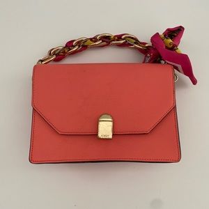 Aldo shoulder bag, orange color